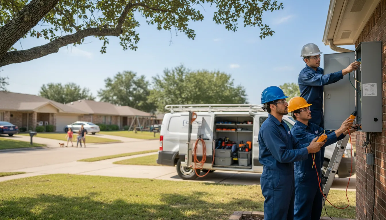 Certified electrician providing emergency electrical services in Belcher, LA
